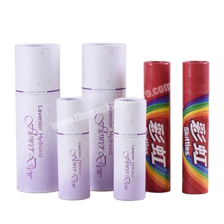 custom  biodegradable cardboard push up paper tube for lip balm and deodorant craft  container tubes with full colors