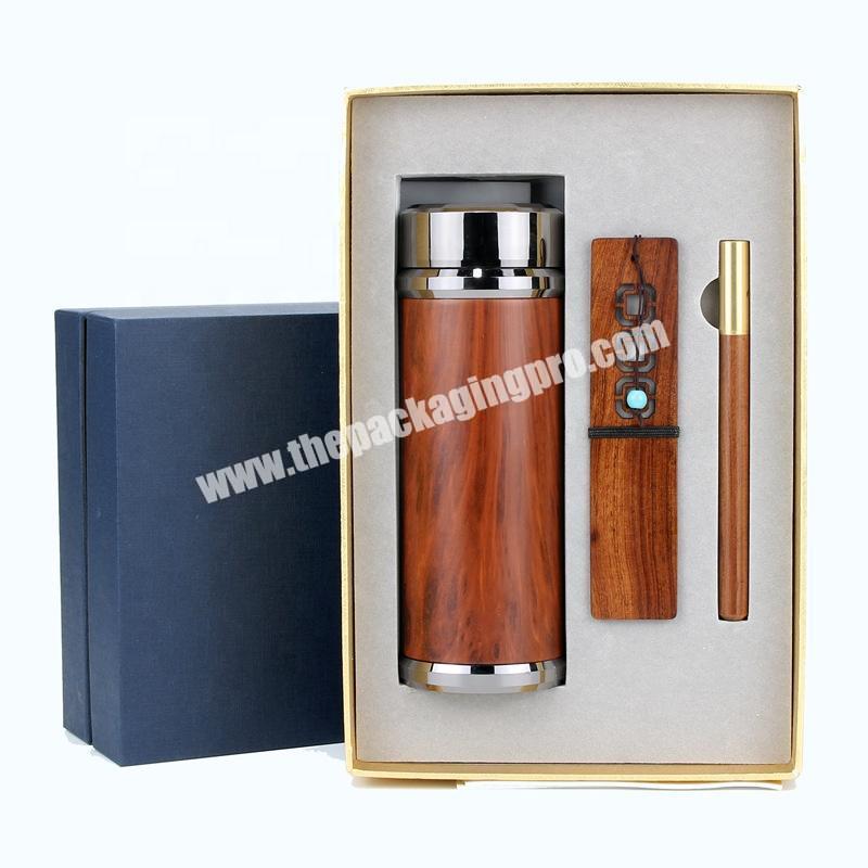 custom business gift sets for men pu leather notebook gift sets for women