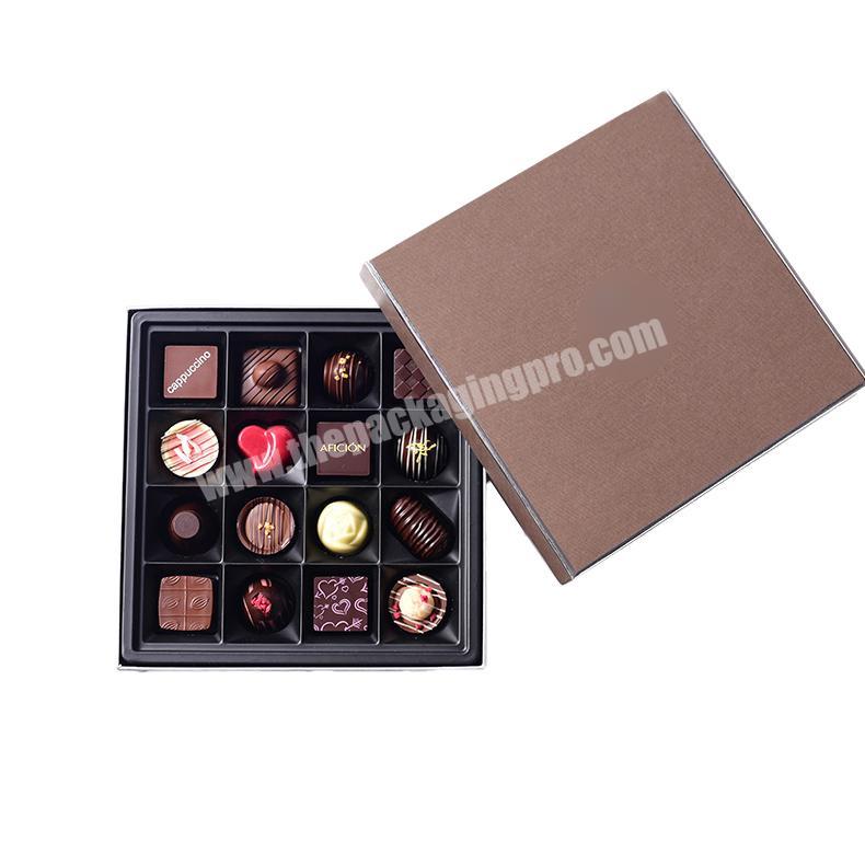 custom chocolate box packaging small chocolate boxes with tray bonbon chocolate packaging caja de regalo