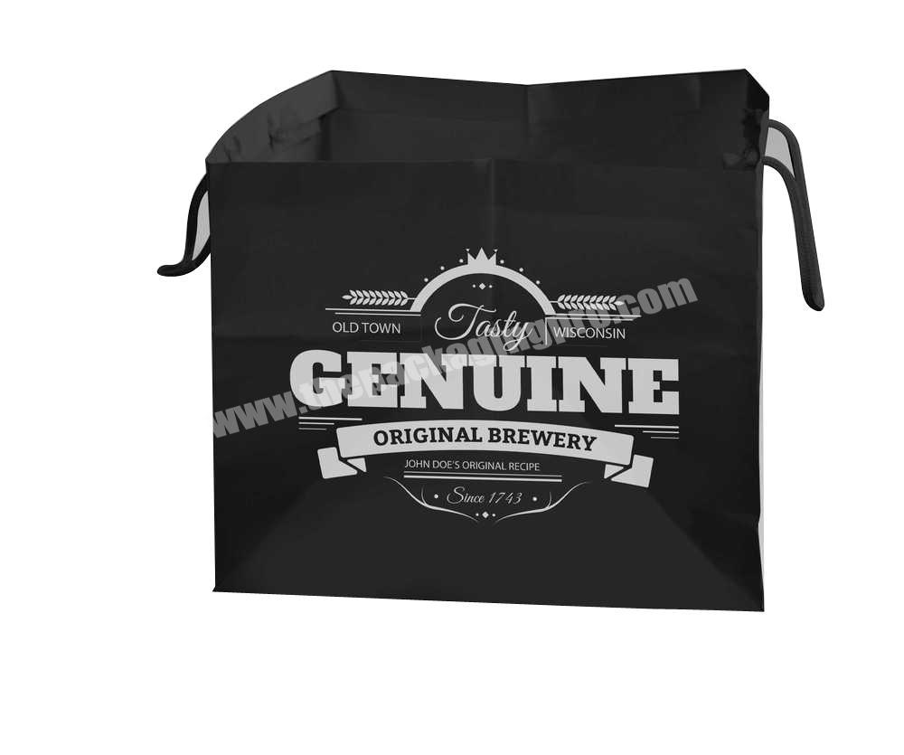 custom logo black gift velvet bags