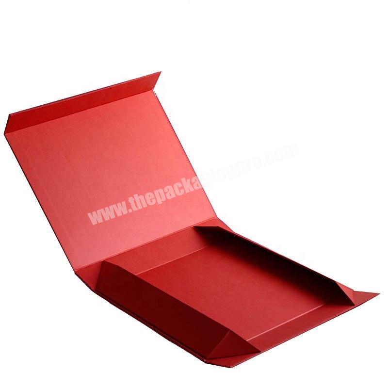 custom logo high grade foldable clothing coat black and white paper folding flip gift packaging box