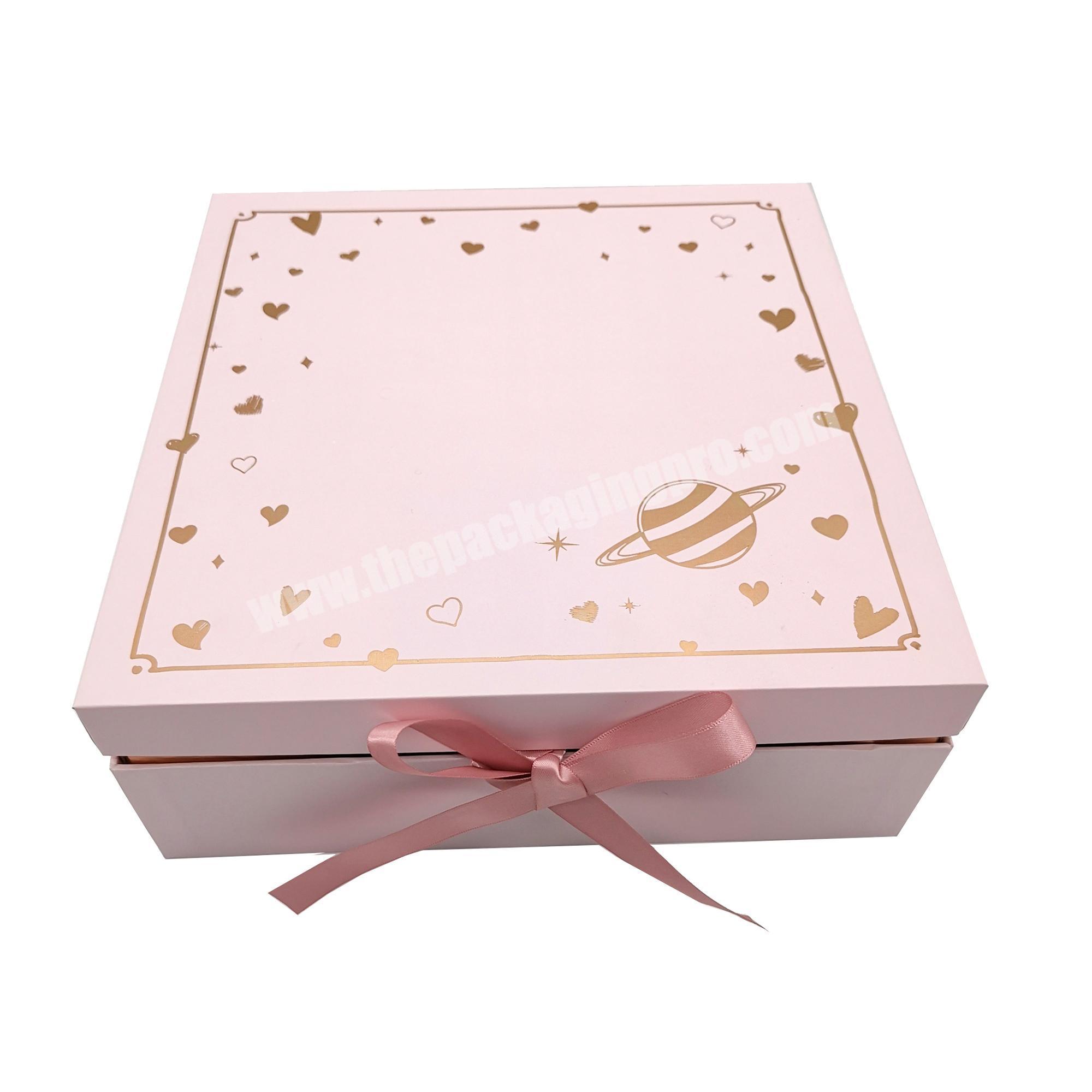custom logo kexin pink paperboard  fancy gift packaging Display  boxes