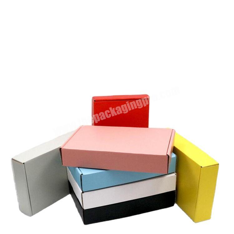custom luxury corrugated   mailer box  shipping boxes for T shirt gift box