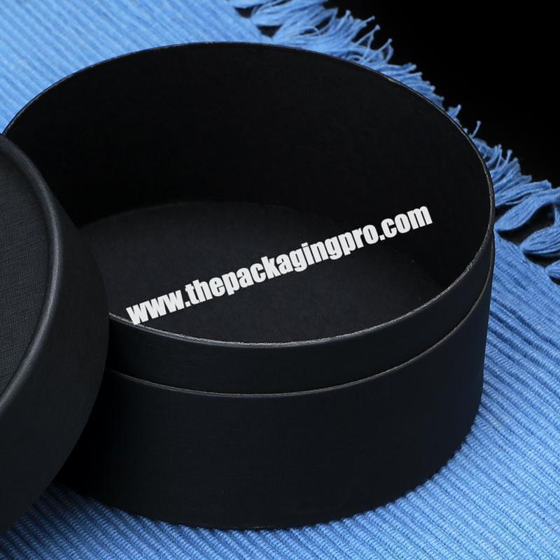 Free design Natural Skin Care black products paper tube for cosmetic packaging