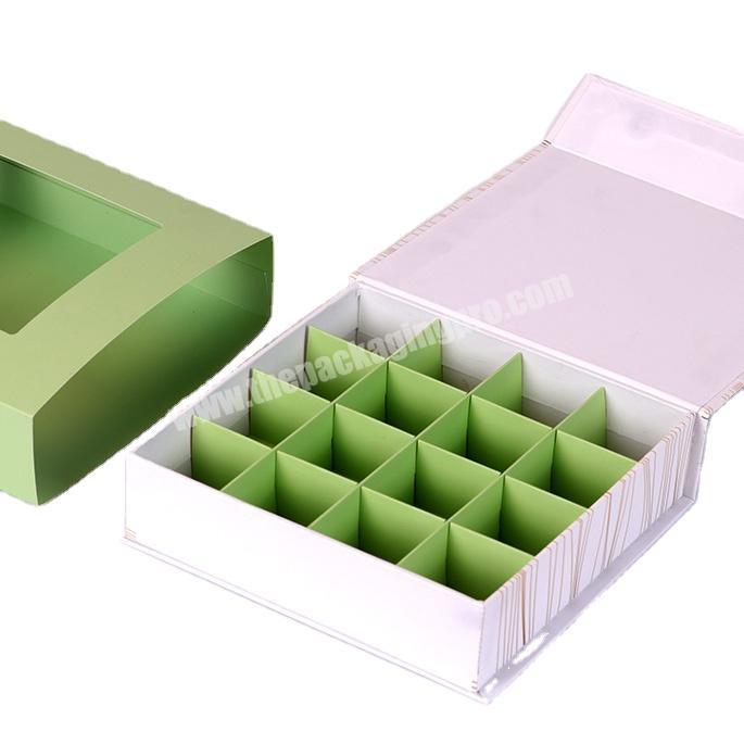 custom paper grids packaging food grade chocolate box