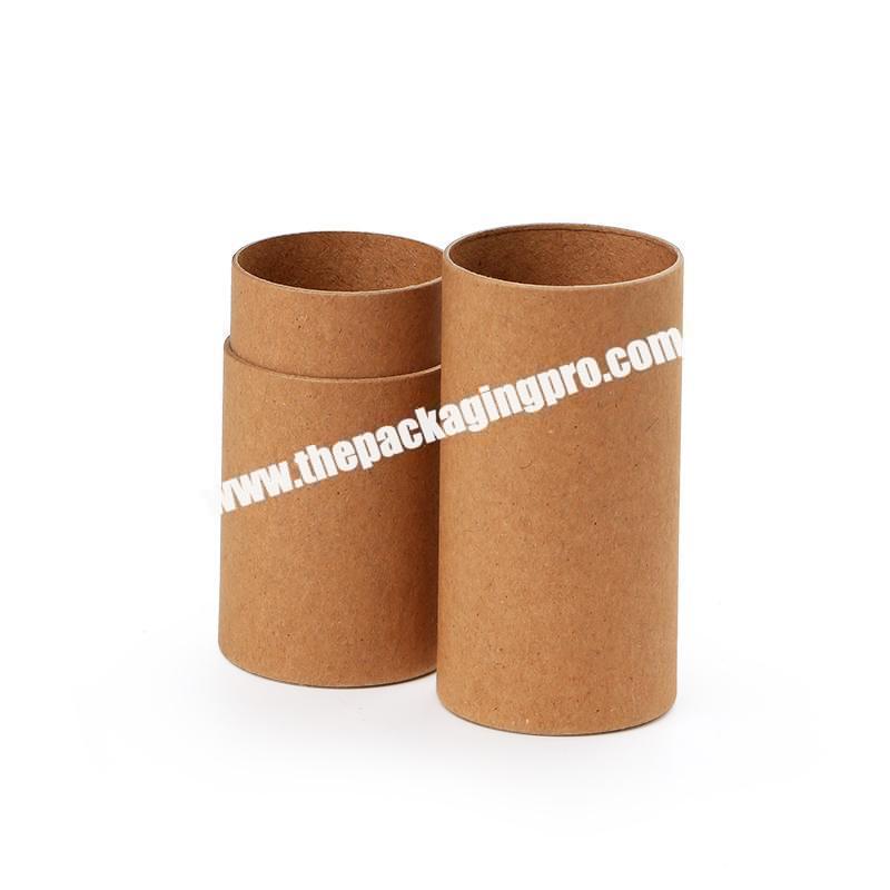 custom print 2-piece telescopic cardboard paper tea tube box tea tube