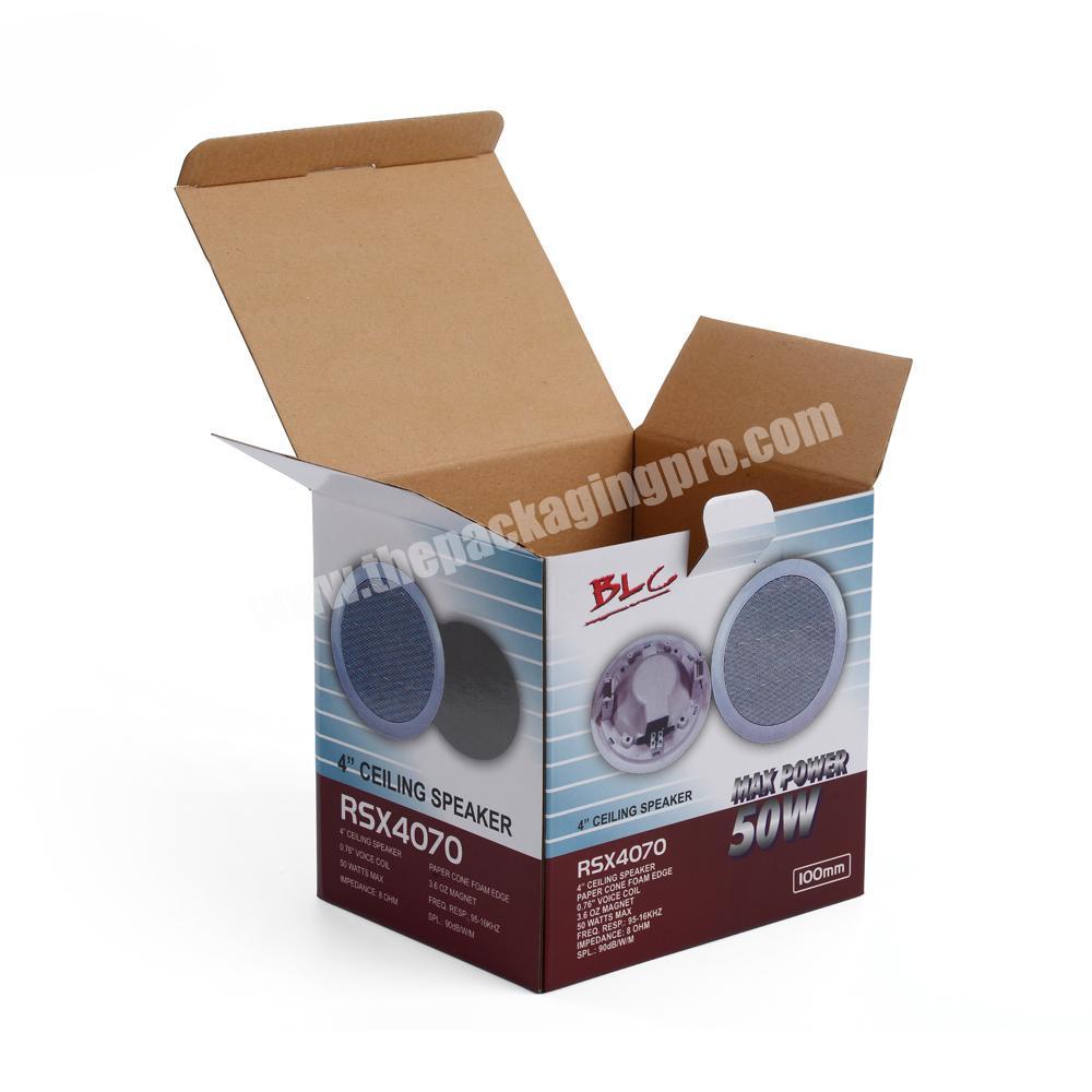 custom printing corrugated cardboard box Ring light paper box beauty led lamp packaging box