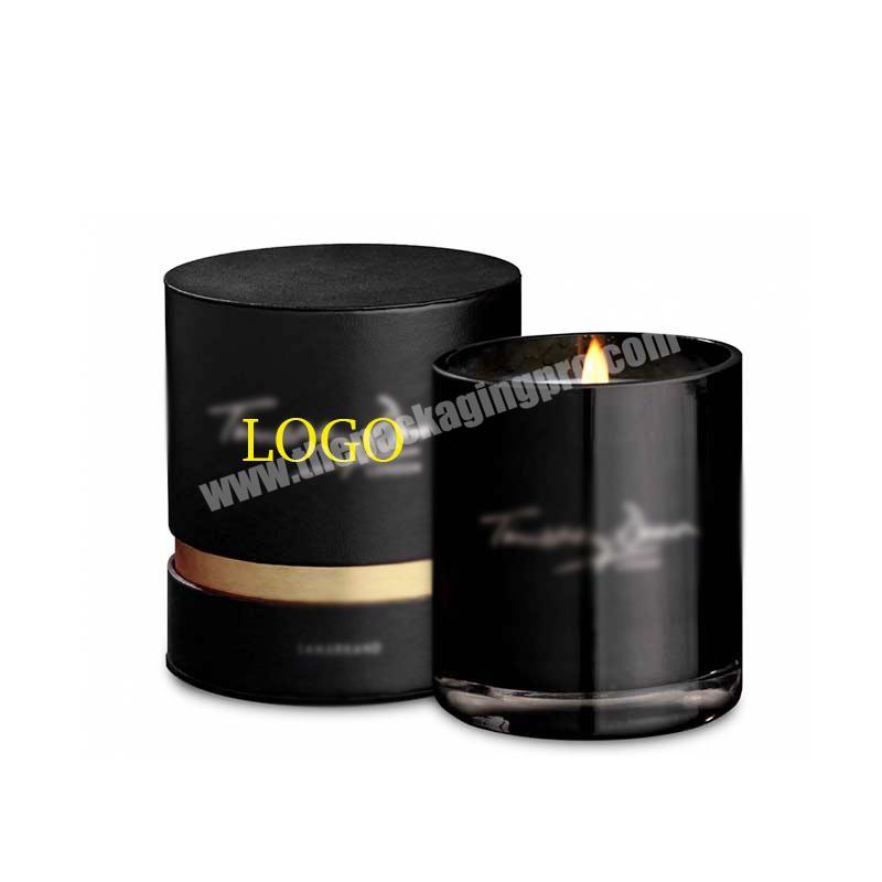 custom round candle packaging parfum packaging private label candle jar and box perfume bottle box perfume set gift boite bougie