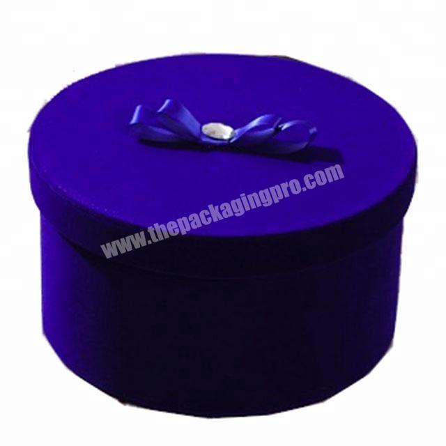 custom round velvet paper box caja de carton forrada cajas de carton comida boite en carton pour patisserie perfume paper box