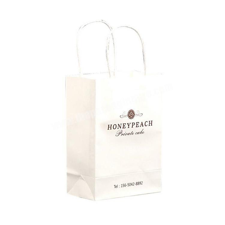 customised paper bag brown shopping packaging flat handle kraft paper bag for clothing shoes grocery $0.10-$1.00/ Piece