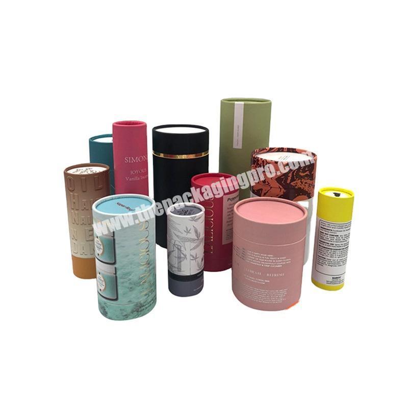 paper tube boxes manufacturers packaging cylinder kraft paper tube packaging