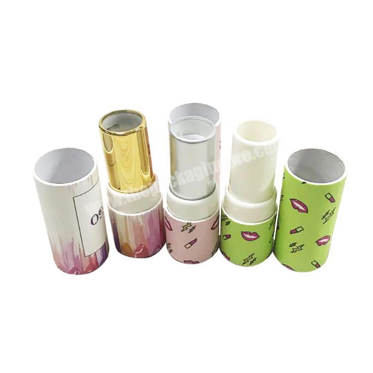 eco-friendly 0.3oz round cardboard box lipstick paper tube