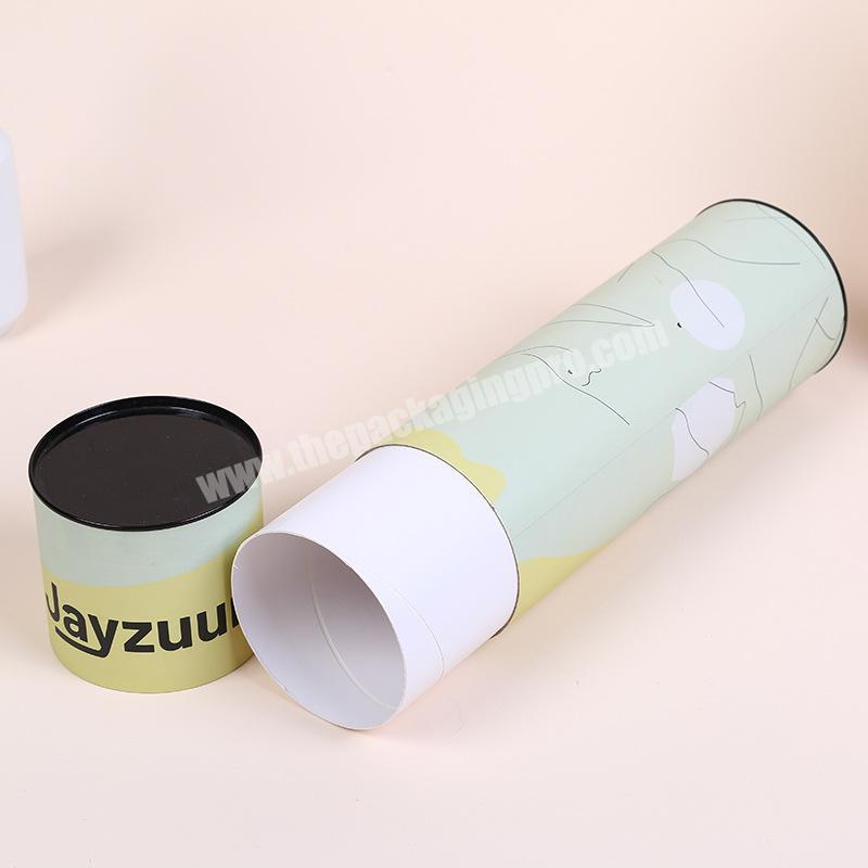 eco friendly cosmetic candle tube packaging paper container paper bottle packaging