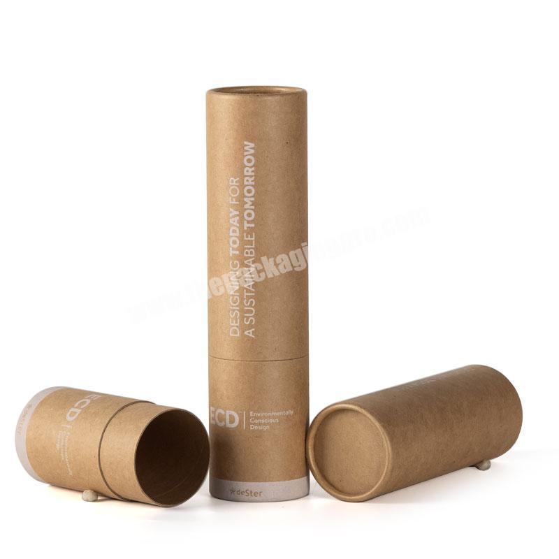 eco friendly full color printed container cylinder cardboard packaging round box paper tube