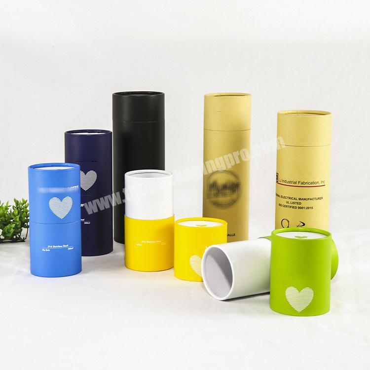 eco tea round box packaging gift paper box round packaging paper tube
