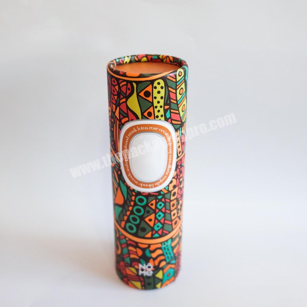 factory hot sale eco friendly tea paper tube packaging round gift box