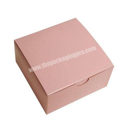 factory pink cardboard square soap box cosmetics skincare products paper box