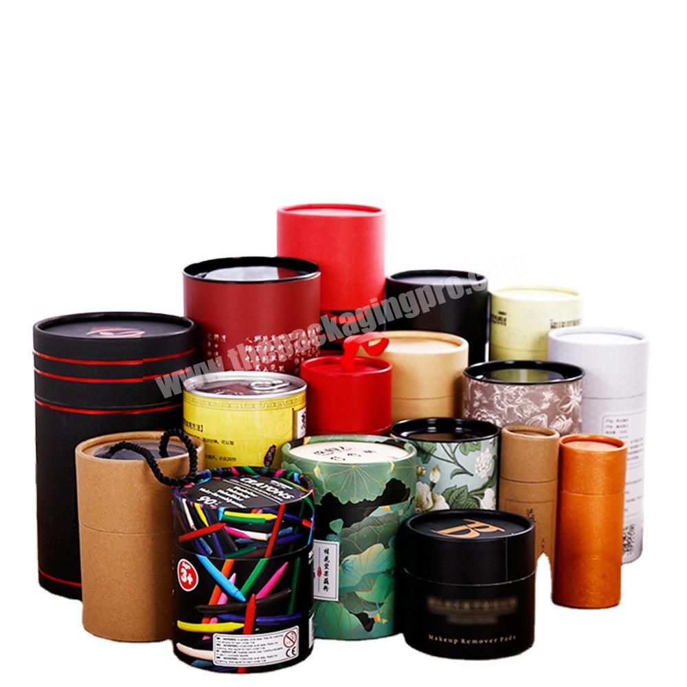 fashion design eco push up round tube paper packaging