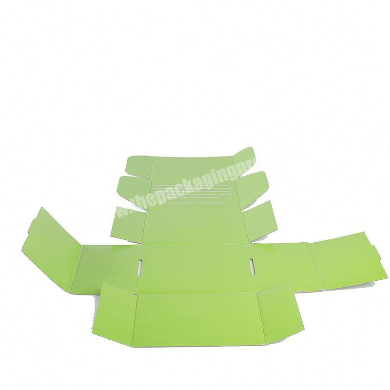 free sample cheaper price blue color clothes corrugated paper packaging box