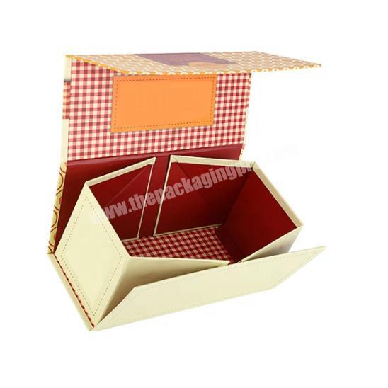 full printing paper lunch celebrations chocolate boxes cartoon gift collapsible box for christmas