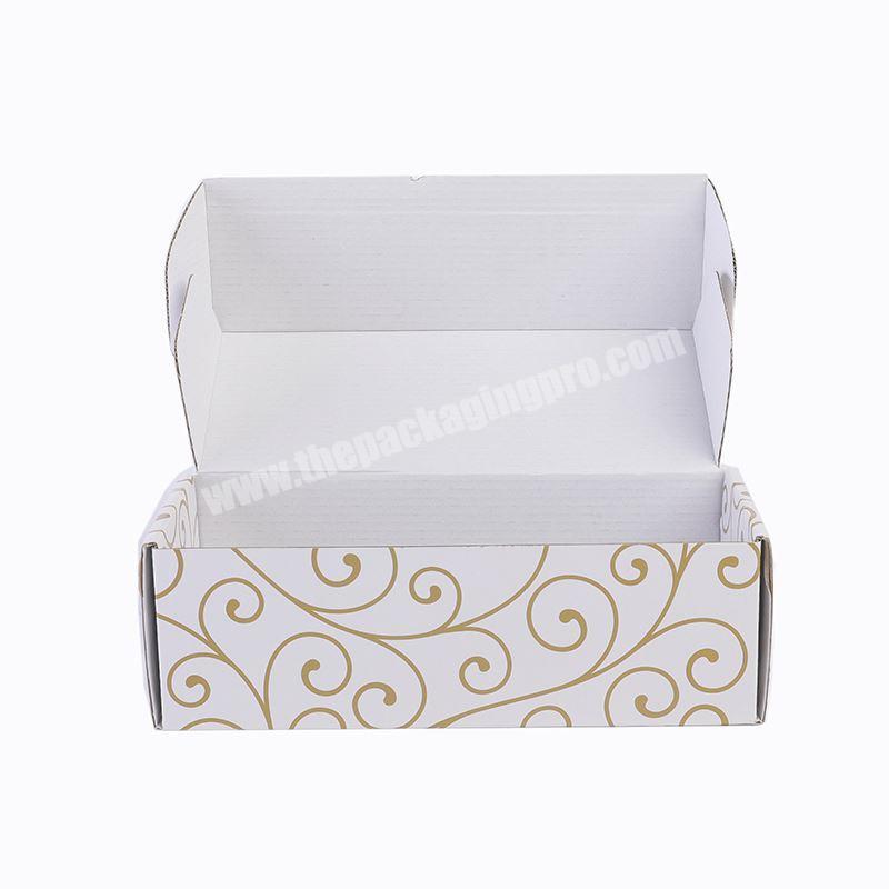 high quality Recyclable private logo  Brown kraft paper corrugated cup packaging box with window