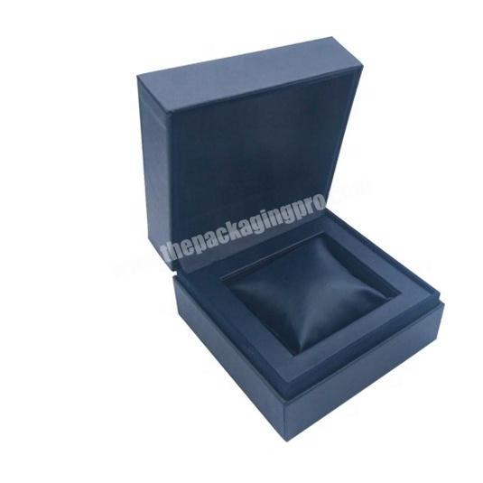 high quality factory blue plastic gift single watch packing boxes