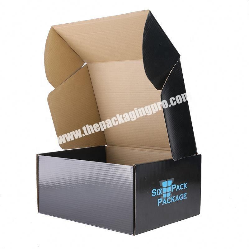 strong small blue packing perfume corrugated paper box with hot stamping
