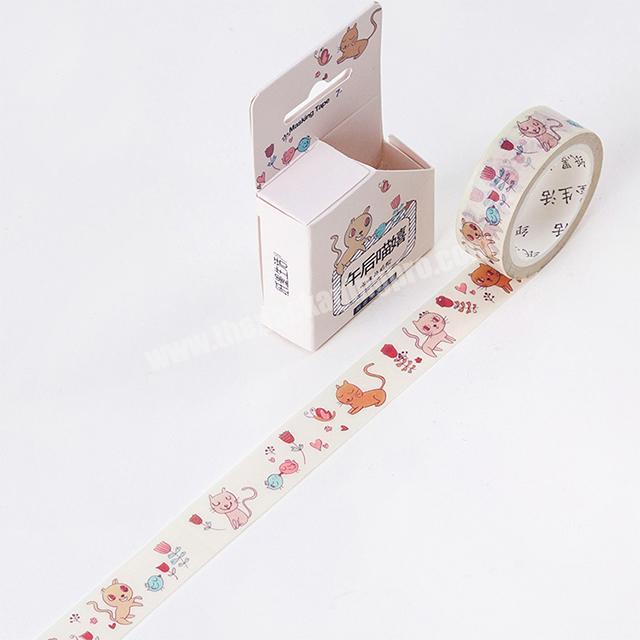 hot sale Japanese CAT style decor washi tape paper tape