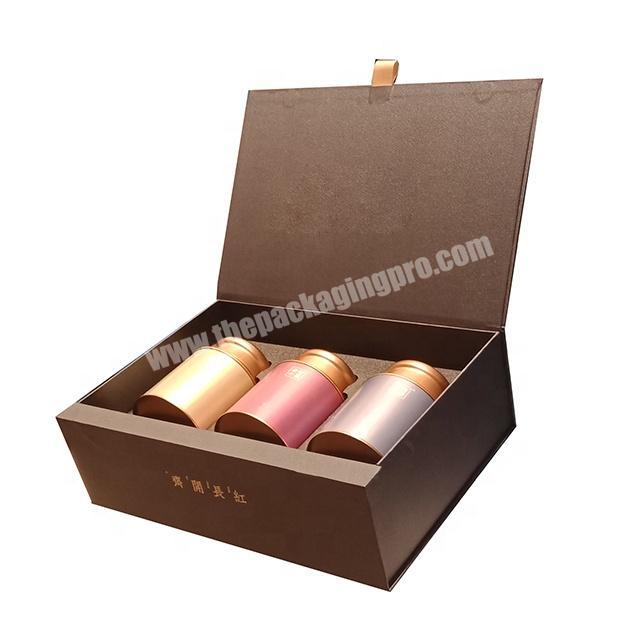 lift off packaging cubes presentation nesting tea gift boxwith lid and ribbon bow decoration