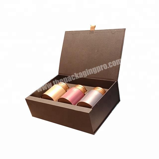 line embossing gold pearl paper fashion famous magnetic closure cardboard bridesmaid book shape gift packaging box for bottle