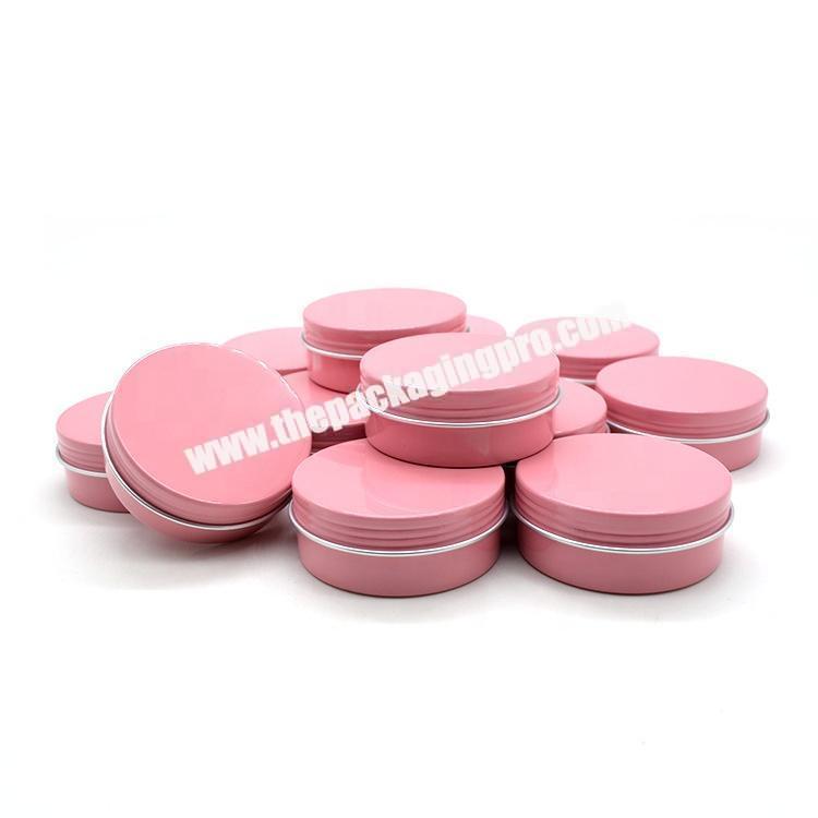 custom fancy pink metal tin pink tin box packing for lady