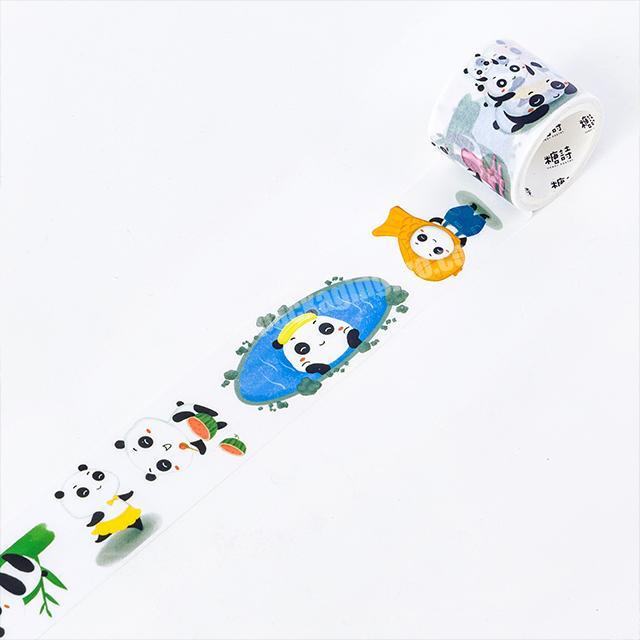 panda style decor washi paper tape for customized