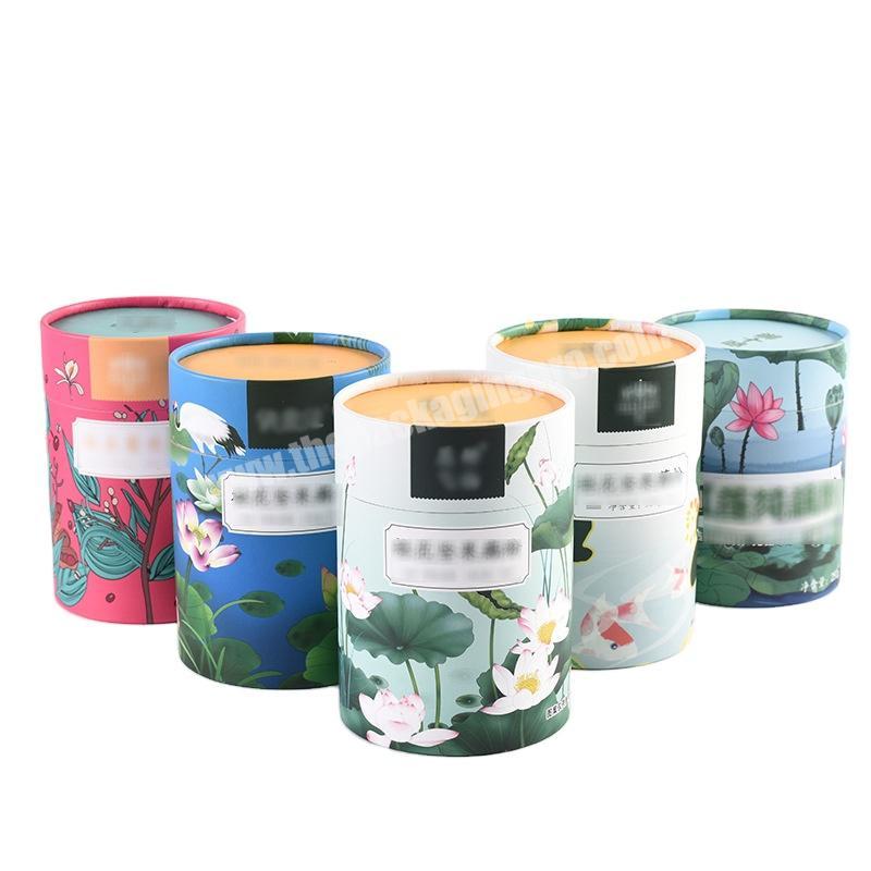 paper tube box eco friendly cosmetic containers paper round tube