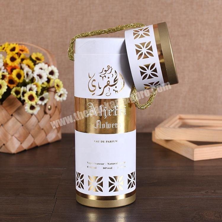 paper tube with black color printing packaging for bottle 100ml