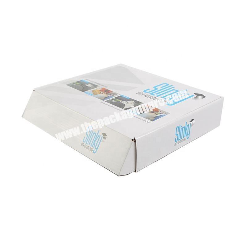 Logo printed Corrugated paper packaging box for Silicone Grip Dish with window
