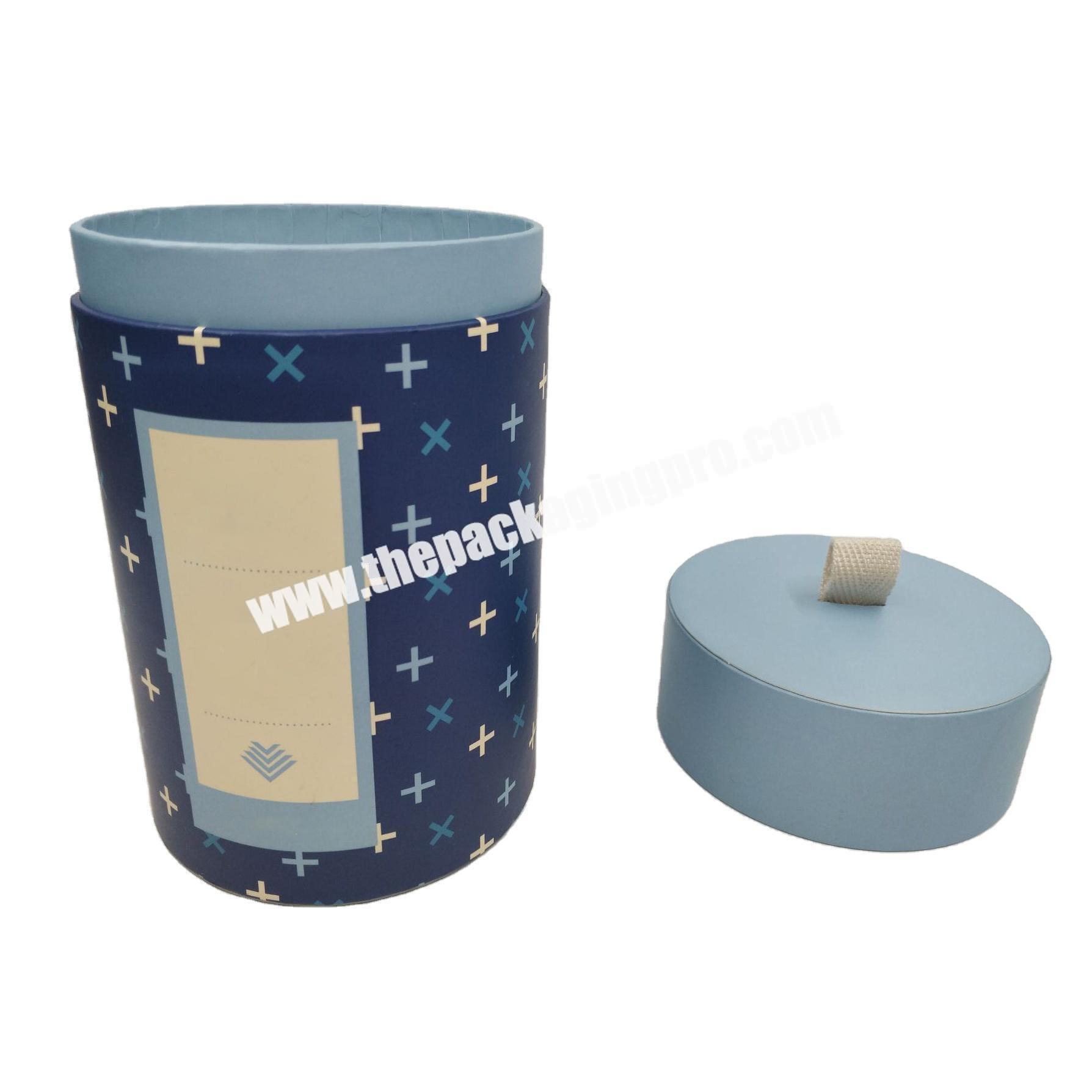 custom box printing paper box manufactur cylinder boxes for lotions packaging