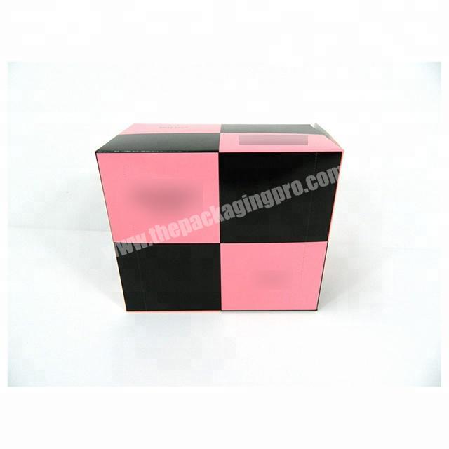 shipping luxury colorful custom pink paper clothing storage folding packaging gift box