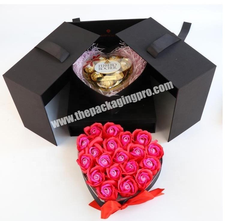 stock flower and chocolate box fancy gift box for flower and chocolate box different shaped