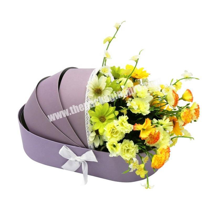 stock luxury hanging flower basket box round for flowers luxury basket flower gift box
