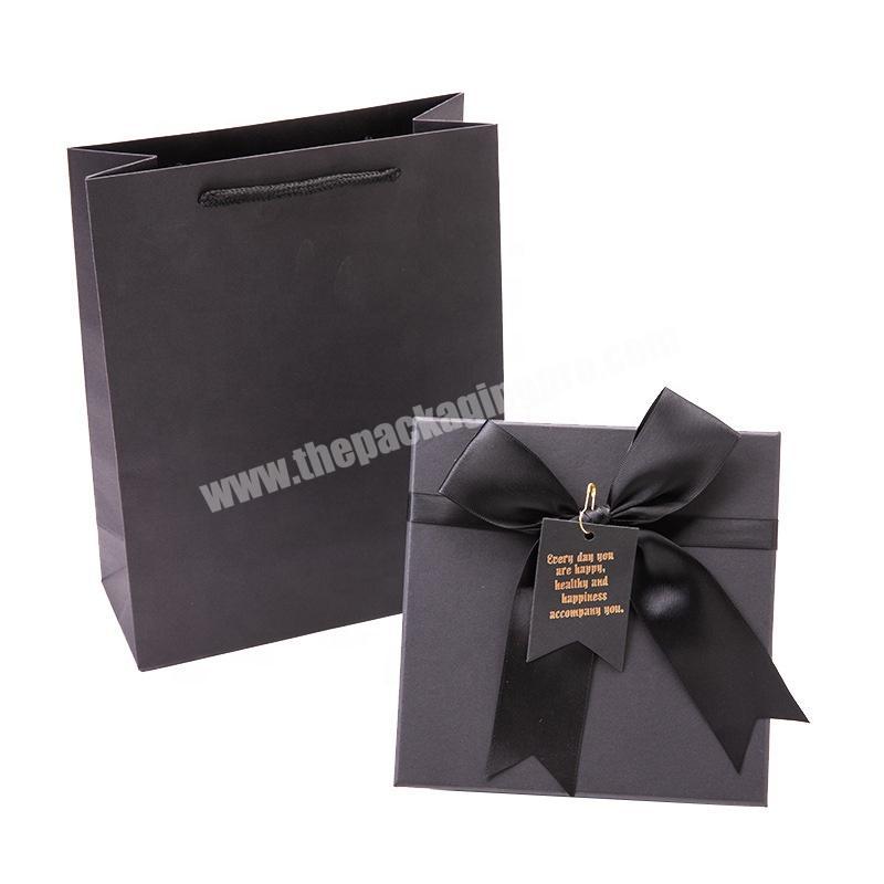 stock luxury magnetic folding boxes with ribbon cardboard paper folding candy box packaging gift box