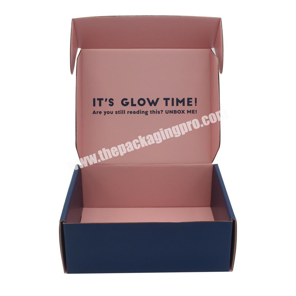 Customised printed carton product box\twork from home packing