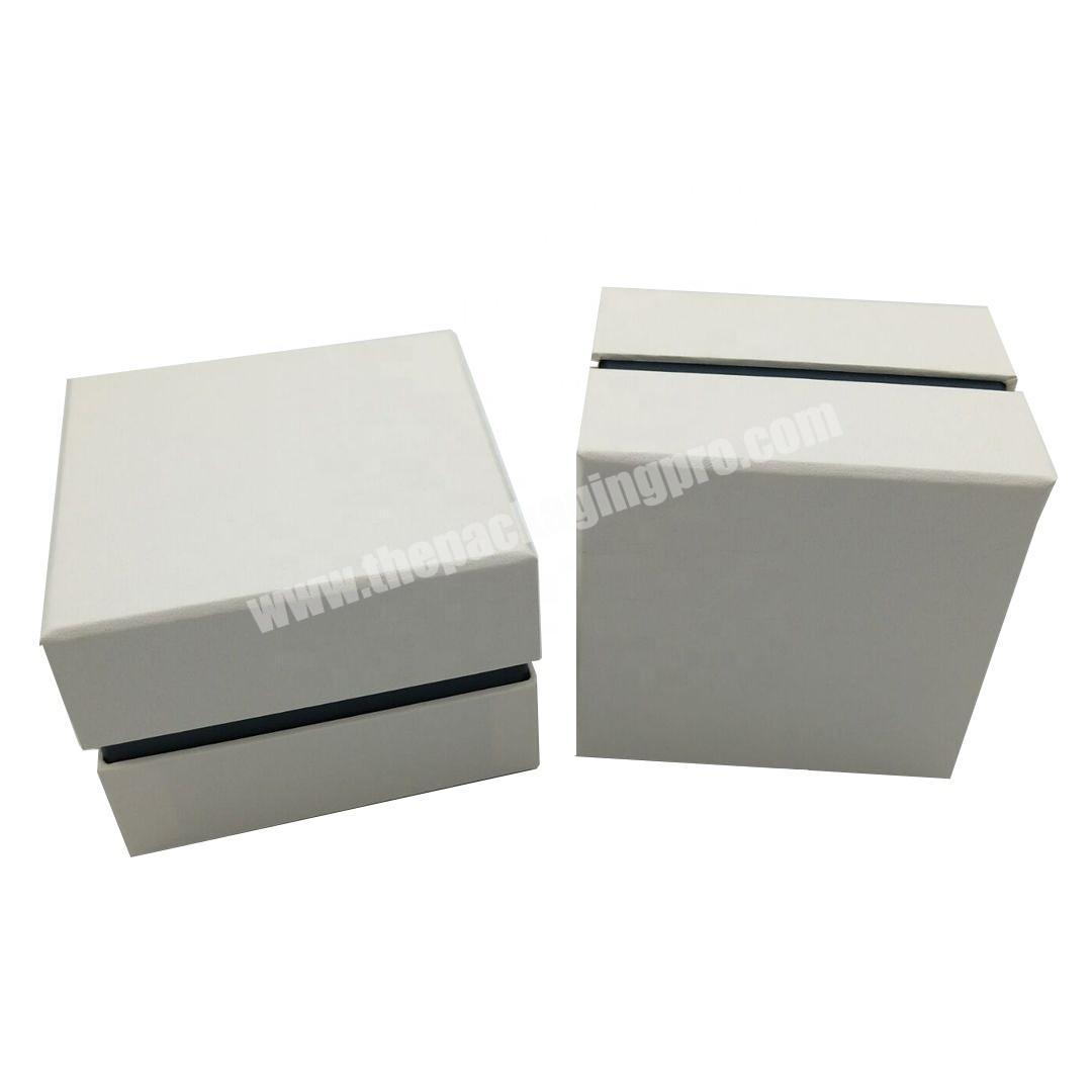 white and black paper gift packaging organizer box for watch