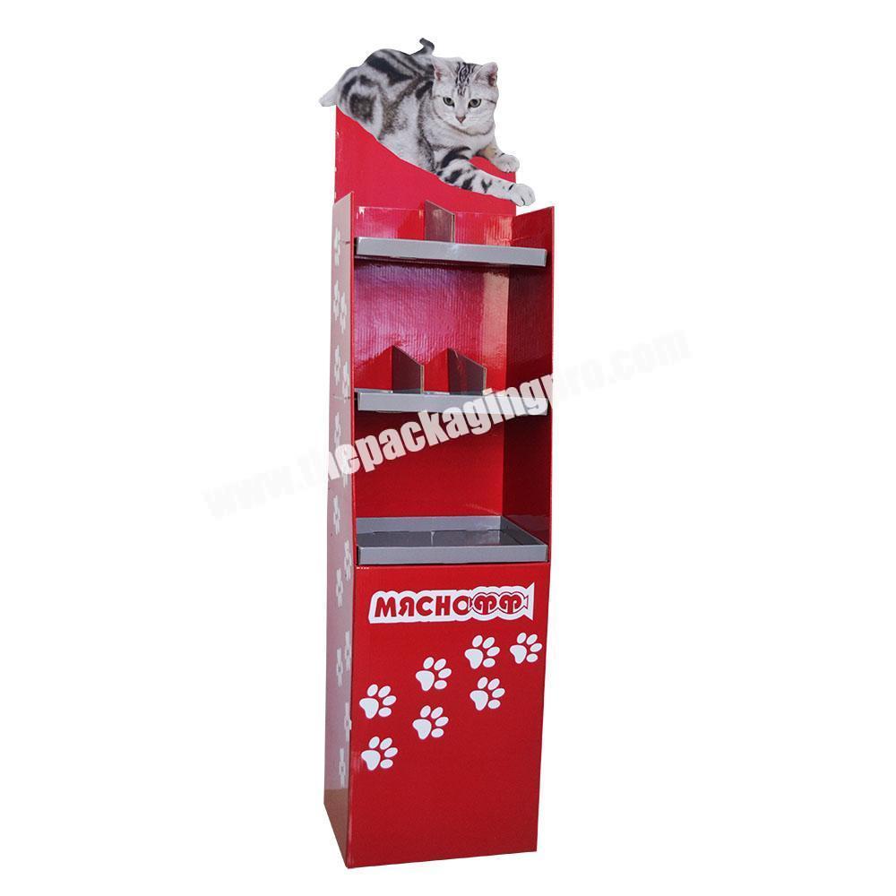 wholesale  Pop up cardboard totem display stand for advertisement promotion  totem display stand