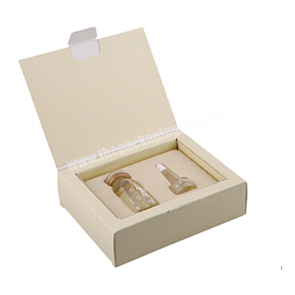 wholesale custom paper essential oil packaging box with foam insert