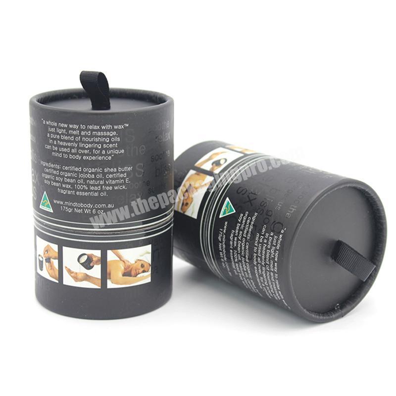 wholesale cylinder paper tube packaging cosmetic tube for essential oil gift box packaging