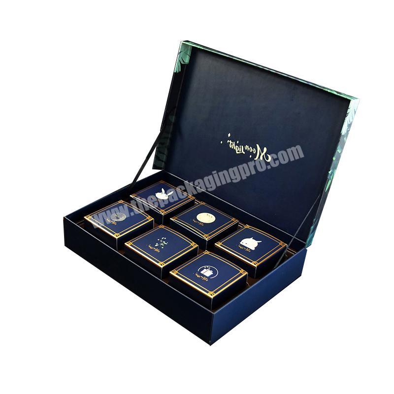 wholesale popular fancy truffle printed square chocolate handmade rigid paper box