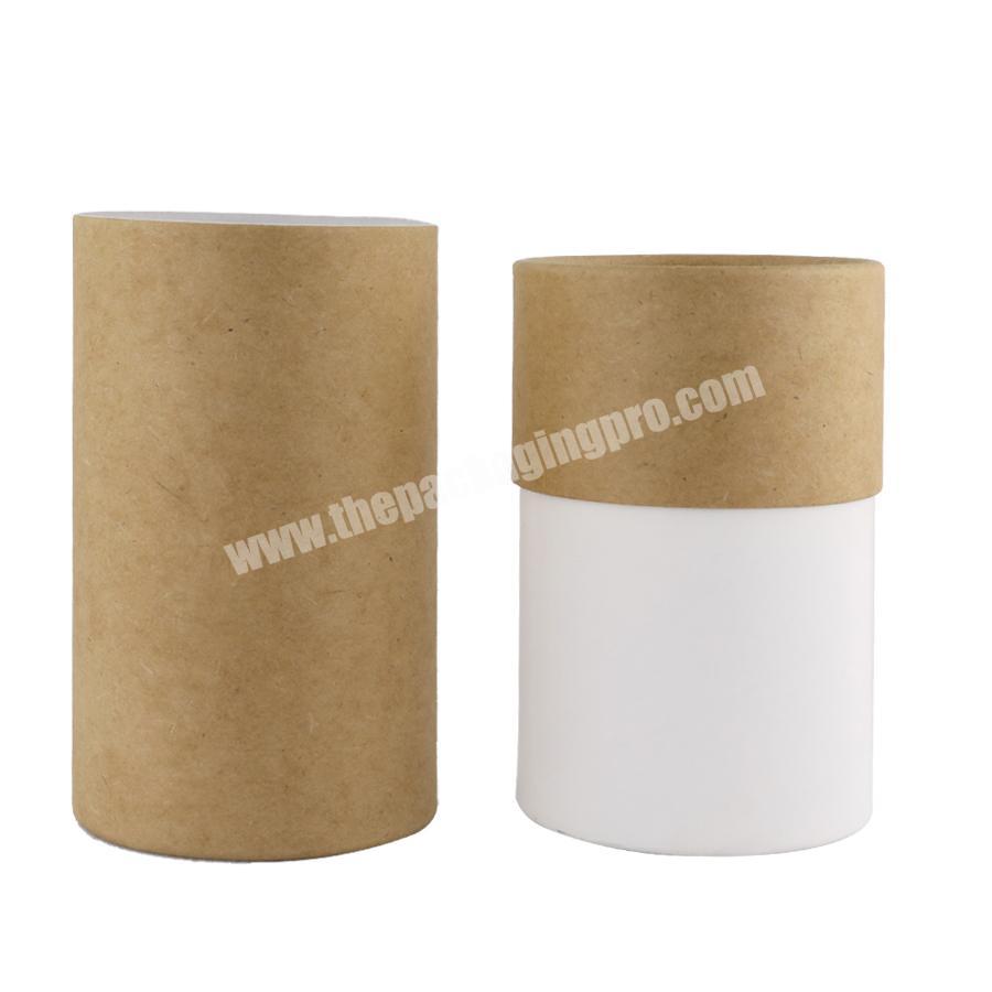 100% cheap recycled material kraft custom candle paper tube pack