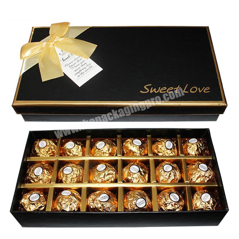 18 hazelnut chocolate box packaging