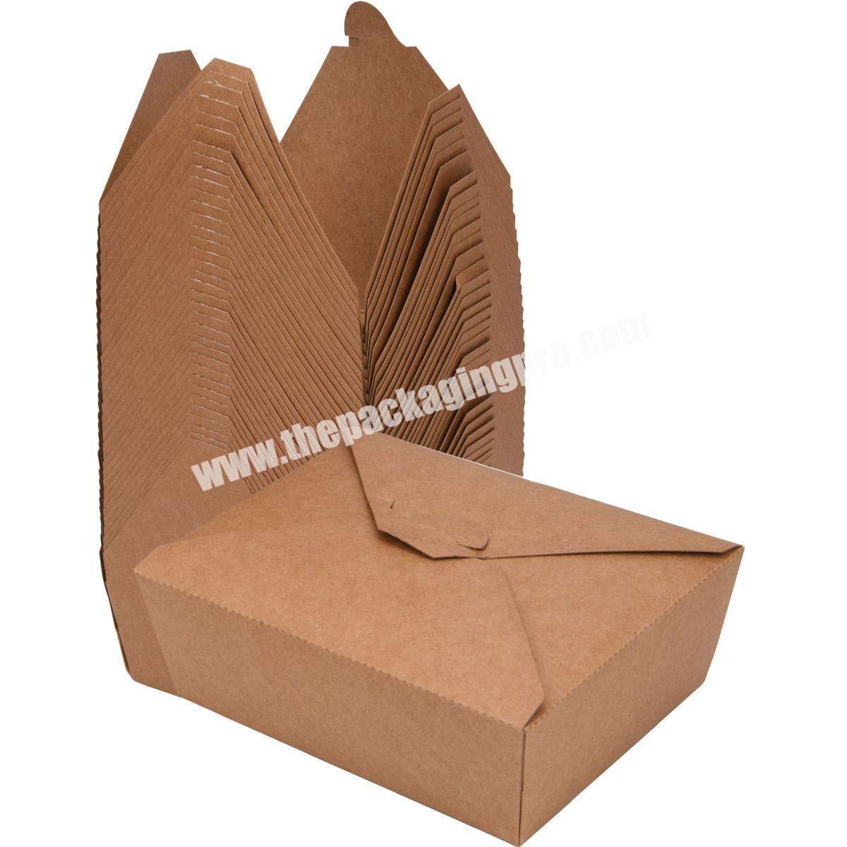 32 oz Food Grade Kraft Paper To-Go Food Party Favors Take Out Candy Buffet Boxes