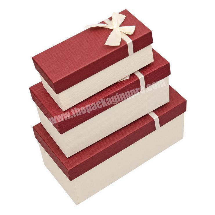 Alibaba paper Gift Box with ribbon, Printing Custom Cheap Birthday Gift with Ribbon